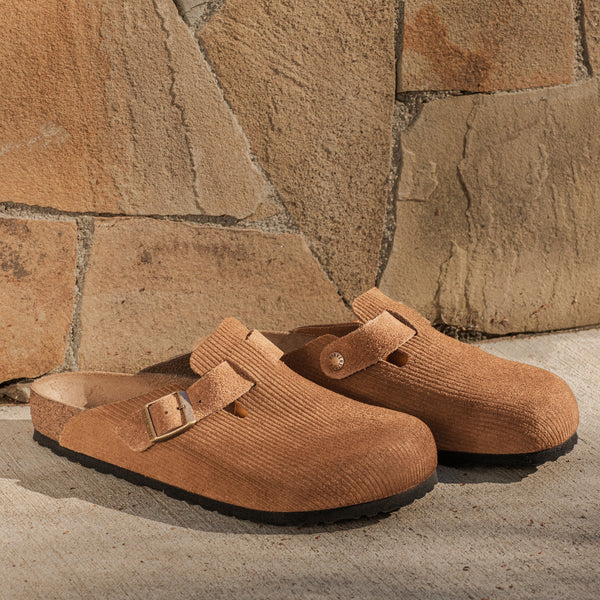 BOSTON CLOG - THÉ NOIR - DAIM