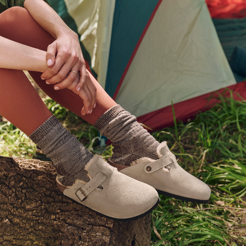 PEAU LAINE BOSTON - TAUPE - DAIM
