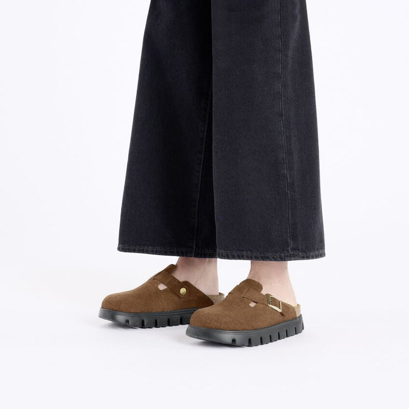 Boston Chunky- Dark Tea Suede