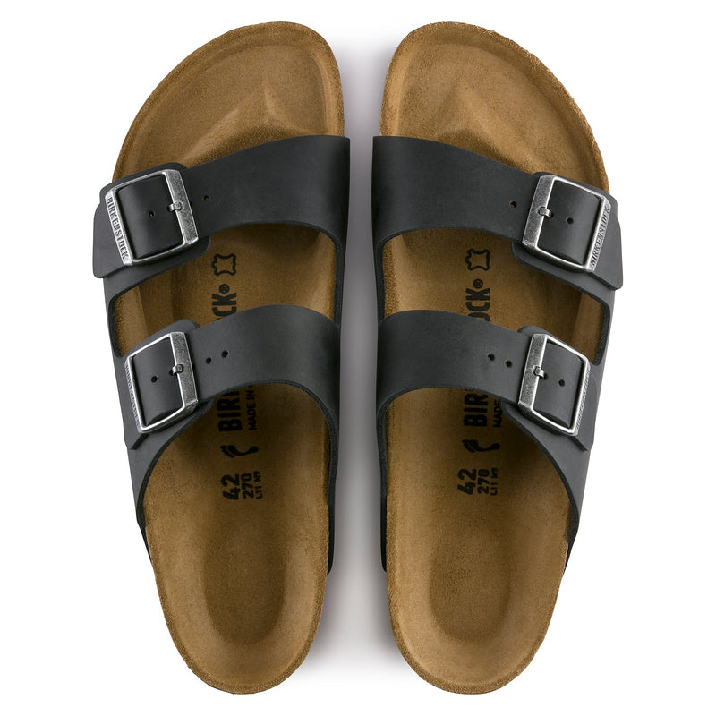 ARIZONA - BLACK - OIL LEATHER